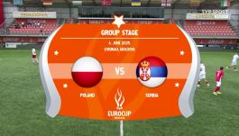 Polska – Serbia. Socca, mistrzostwa Europy drużyn 6-osobowych, Mołdawia (fot. TVP SPORT)