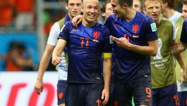 Arjen Robben (L) i Robin van Persie (fot. Getty Images)