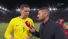 Wojciech Szczęsny i Hubert Bugaj (fot. TVP SPORT)