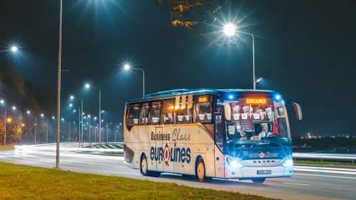 Аўтобус кампаніі «Eurolines». Здымак мае ілюстрацыйны характар. Фота: Eurolines Lithuania / Facebook