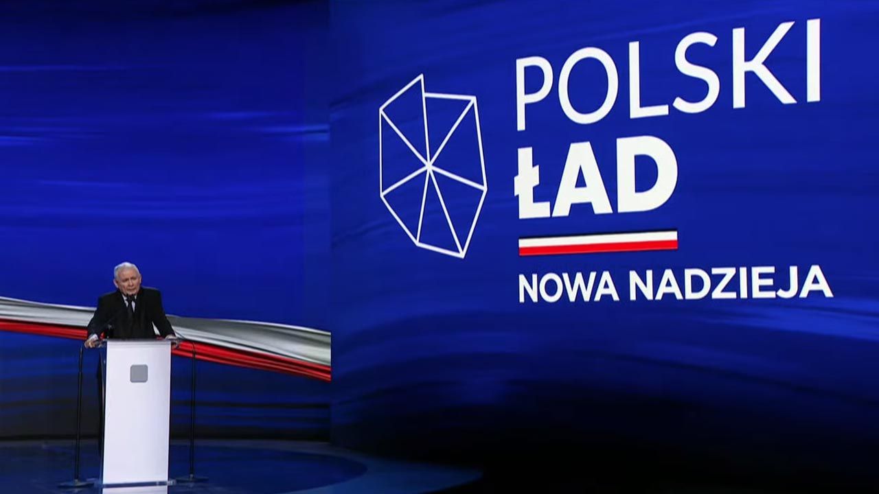 Prezes PiS podkreślał też, że każda gmina może na tym skorzystać (fot. YouTube/Prawo i Sprawiedliwość) Prezes PiS podkreślał też, że każda gmina może na tym skorzystać (fot. YouTube/Prawo i Sprawiedliwość)
