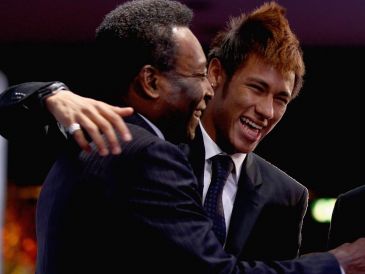 Pele i Neymar (fot. Getty Images)