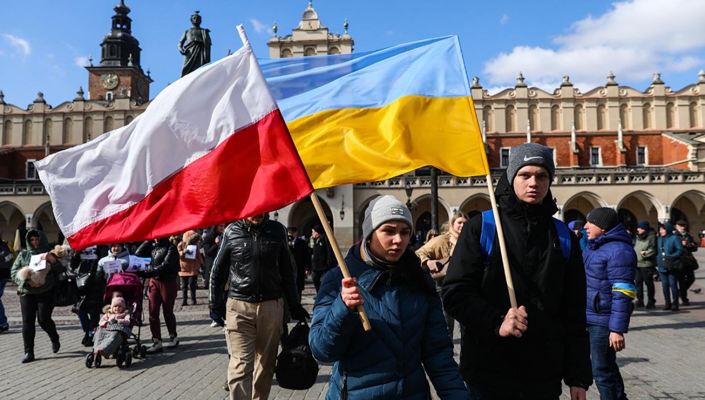 Większość Ukraińców uważa Polskę za najważniejszego partnera od czasu wybuchu wojny (fot. Beata Zawrzel/NurPhoto via Getty Images)