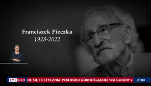 Franciszek Pieczka zmarł w wieku 94 lat (fot. TVP Info)