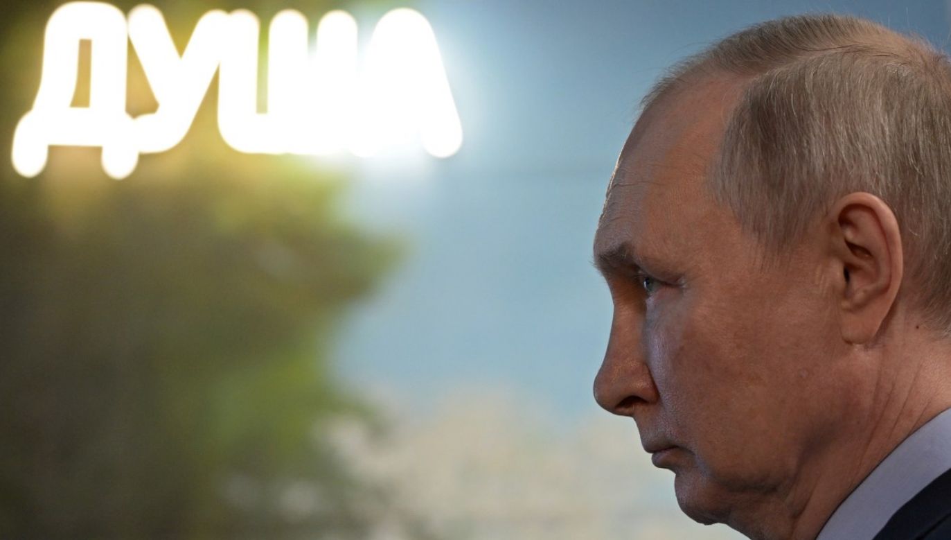 Rosyjski dyktator Władimir Putin jest ogarnięty imperialną manią (fot. PAP/EPA/VLADIMIR ASTAPKOVICH / SPUTNIK / KREMLIN POOL / POOL)