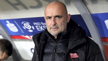 Trener Cracovii Michał Probierz (fot. PAP)