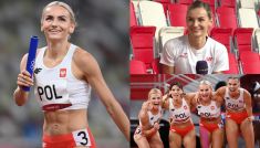 Justyna Święty-Ersetic i pozostałem "Aniołki Matusińskiego"