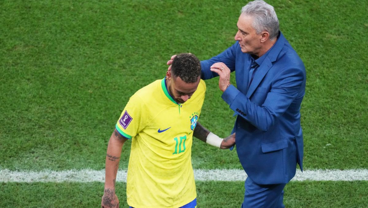 Tite i Neymar (fot. Getty Images)