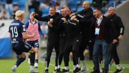 Sporo działo się w półfinałowej rywalizacji Wisły Płock z Polonia Warszawa (fot. PAP)