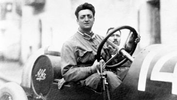 Młody Enzo Ferrari (fot. Ferrari)