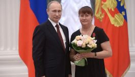 Jelena Wialbe i Władimir Putin (fot. Wikimedia Commons/Kremlin)