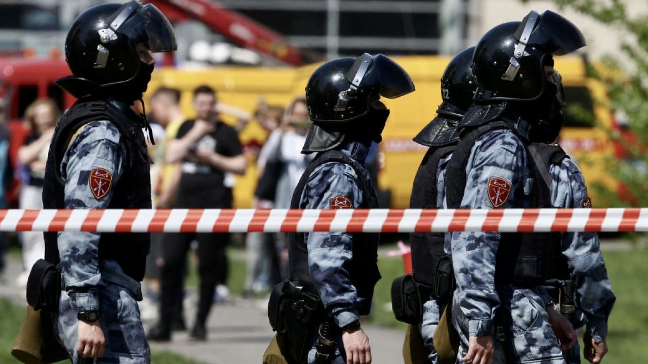 Sprawcę zatrzymano (fot. Yegor Aleyev\TASS\Getty Images) Sprawcę zatrzymano (fot. Yegor Aleyev\TASS\Getty Images)