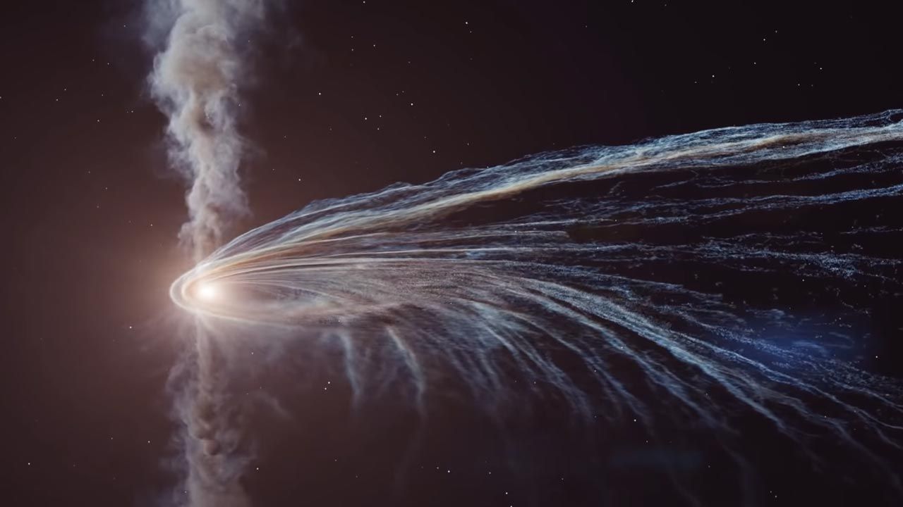 Powstała animacja obrazująca kosmiczny spektakl (fot. YouTube/APOD Videos) Powstała animacja obrazująca kosmiczny spektakl (fot. YouTube/APOD Videos)