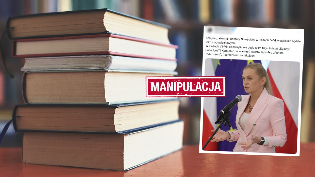 Ministerstwo edukacji uszczupliło kanon lektur? To manipulacja