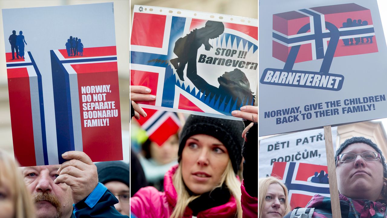 Protest przeciwko działaniom norweskich instytucji zajmujących się ochroną praw dzieci (fot. arch. PAP) Protest przeciwko działaniom norweskich instytucji zajmujących się ochroną praw dzieci (fot. arch. PAP)