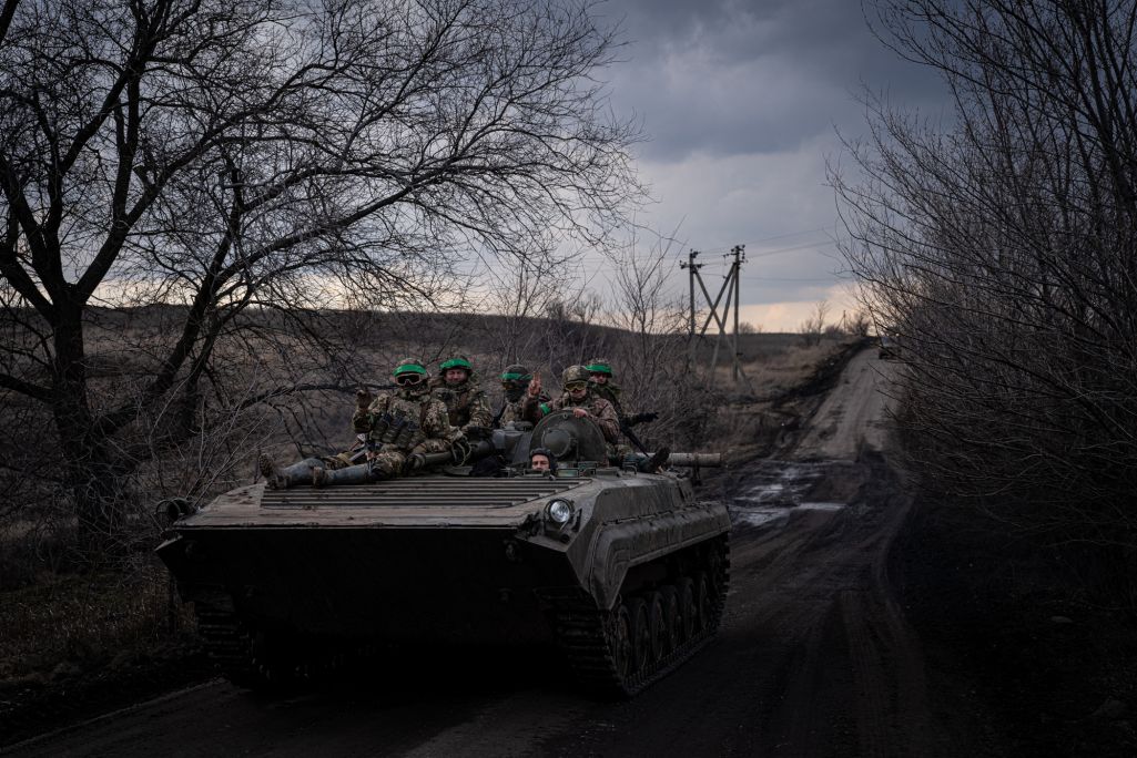 Украінскія войскі пад Часавым Ярам. Здымак мае ілюстрацыйны характар. (Фота: AA/ABACA / Abaca Press / Forum)
