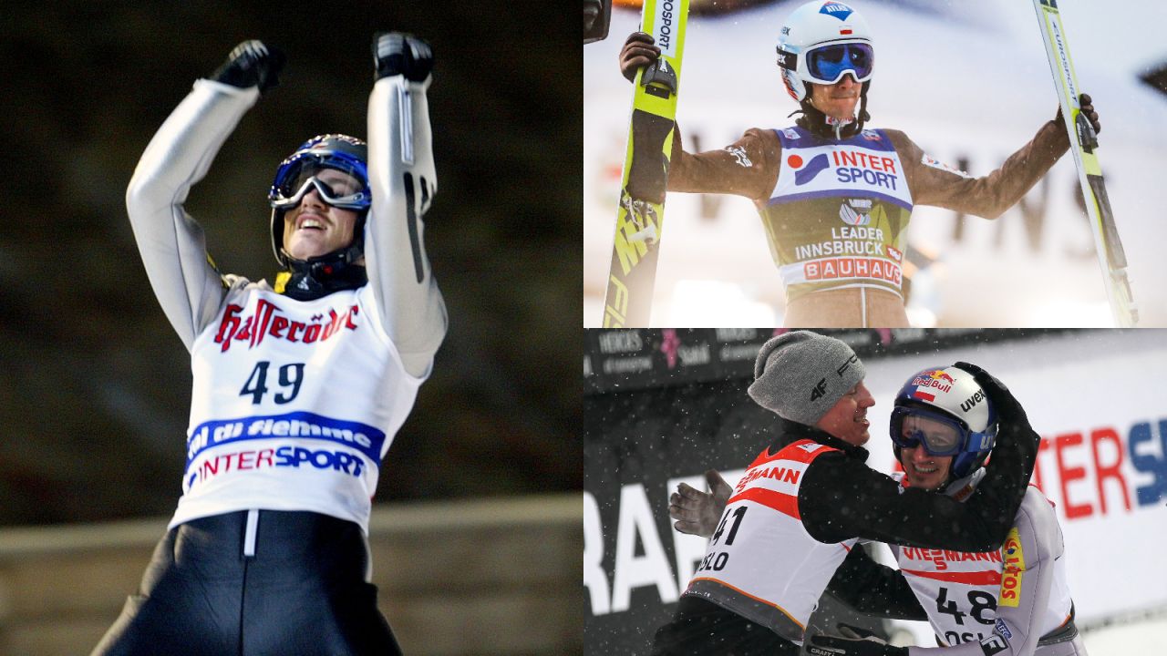 Adam Małysz czy Kamil Stoch? Który częściej bił rekordy skoczni? (Fot. Getty)
