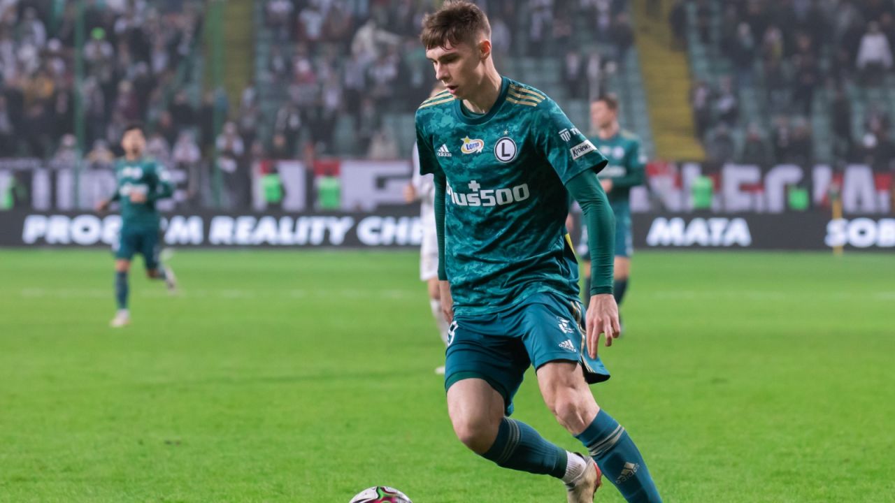 Szymon Włodarczyk w barwach Legii Warszawa (fot. Getty)