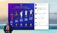 Robert Lewandowski pobije rekord bramek Cristiano Ronaldo? (fot. TVP)