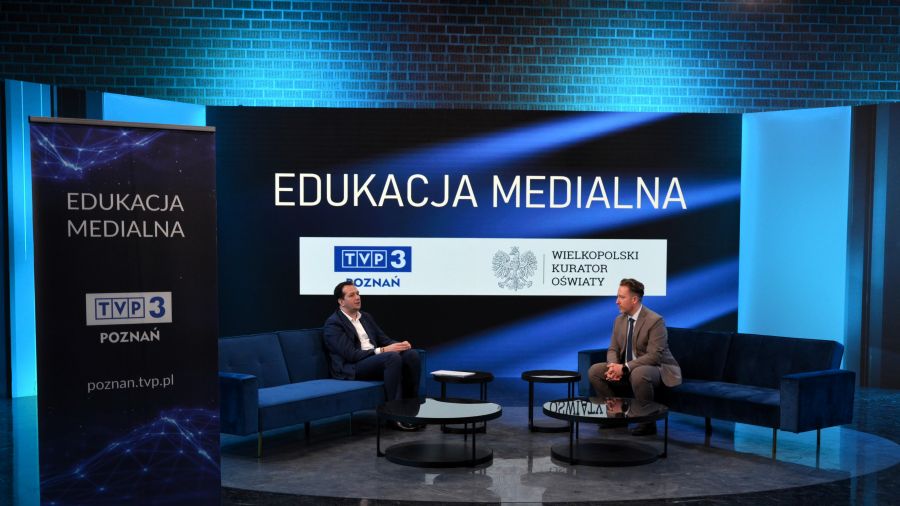 Edukacja medialna, TVP3 Poznań, Wielkopolskie Kuratorium Oświaty (fot. TVP3 Poznań)