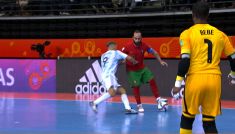 Bandycki faul Cristiana Borruto (fot. TVP)