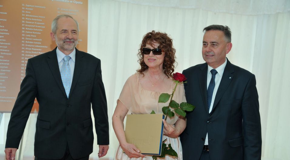 Halina Frąckowiak – laureatka wielu opolskich nagród (fot. Ireneusz Sobieszczuk/TVP)