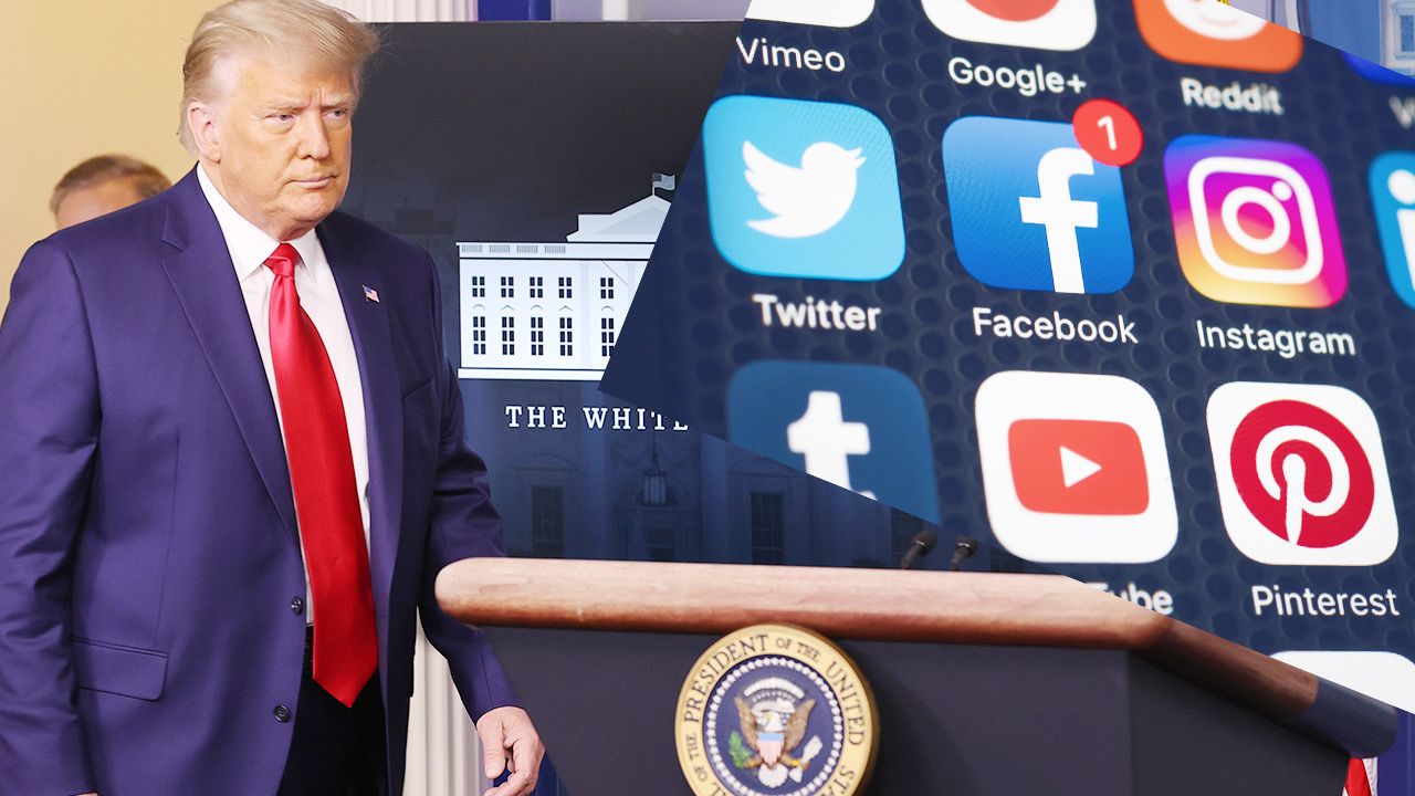 Lewica dąży do wyeliminowania przekonań niezgodnych z jej wizją (fot. Chip Somodevilla/Getty Images; Shutterstock/Twin Design) Lewica dąży do wyeliminowania przekonań niezgodnych z jej wizją (fot. Chip Somodevilla/Getty Images; Shutterstock/Twin Design)