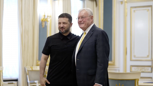 Уладзімір Зяленскі і Кіт Келаг