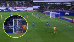 Kuriozalny samobój w Pucharze Króla! (fot. TVP Sport)