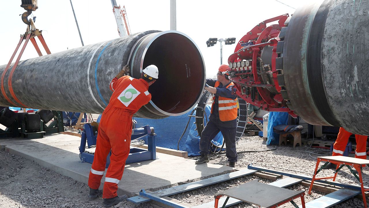 Budowa gazociągu Nord Stream 2 jest już prawie ukończona (fot. REUTERS/Anton Vaganov/File Photo/File Photo) Budowa gazociągu Nord Stream 2 jest już prawie ukończona (fot. REUTERS/Anton Vaganov/File Photo/File Photo)