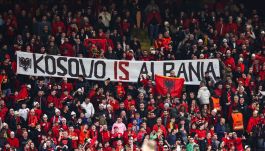 Piłkarze Albanii i Serbii (fot. Getty)