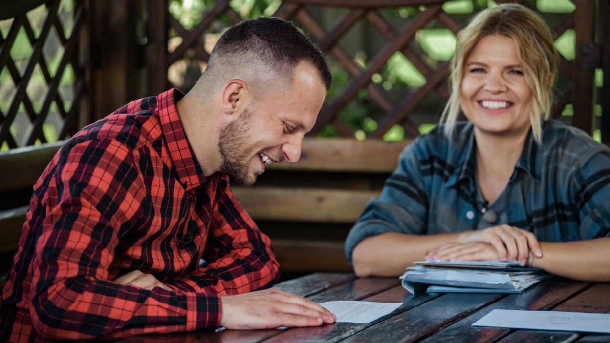 Dawid nawet nie przypuszczał, że otrzyma aż tyle listów. To była przemiła niespodzianka! (fot. TVP)
