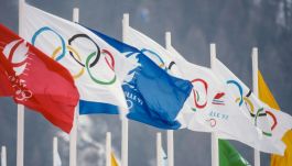 Flaga olimpijska (fot. Getty)