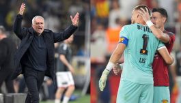 Mateusz Lis obronił "jedenastkę" w meczu przeciwko drużynie Jose Mourinho (fot. Getty).
