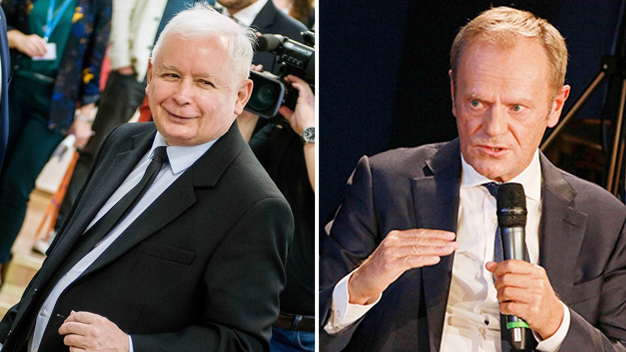 Jak radziła sobie PO Donalda Tuska w porównaniu do notowań PiS? (fot. Getty Images)