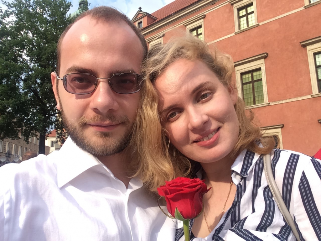 Кацярына Андрэева і Ігар Ільяш. Фота: старонка Ігара Ільяша ў Facebook