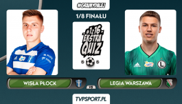 #1z16 Ekstraquiz, 1/8 finału: Wisła Płock (Maciej Ambrosiewicz) – Legia Warszawa (Piotr Pyrdoł) (fot. TVP)