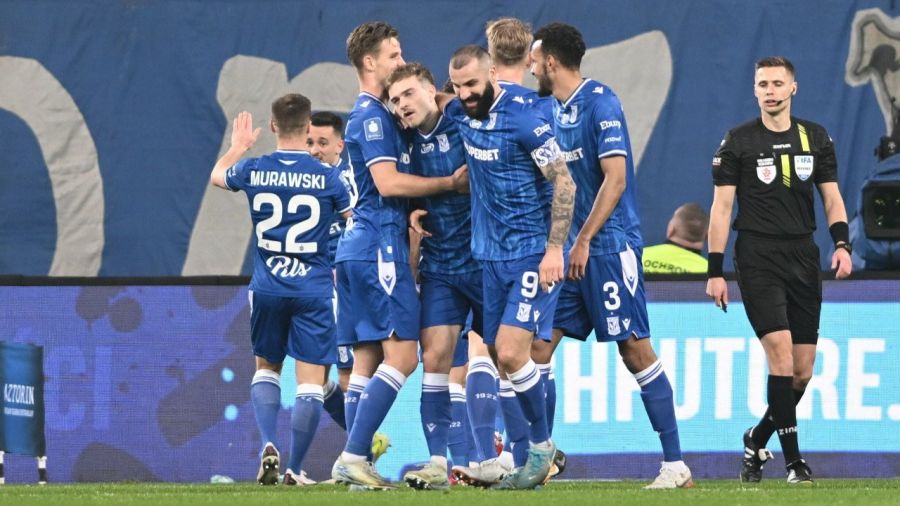 Lech Poznań - Stal Mielec 3:1, Ekstraklasa, tabela (fot. PAP/Jakub Kaczmarczyk)