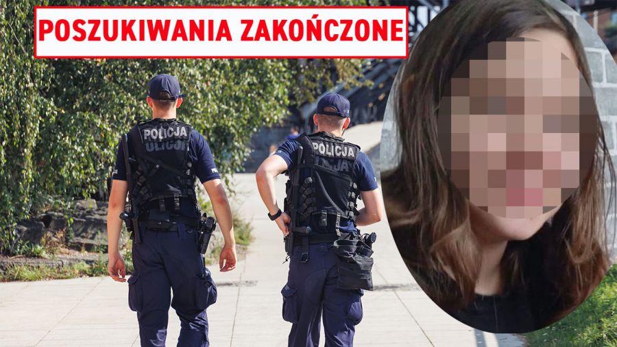 Szczęśliwy finał poszukiwań 11-letniej Patrycji z woj. opolskiego (fot. Policja, SHUTTERSTOCK)