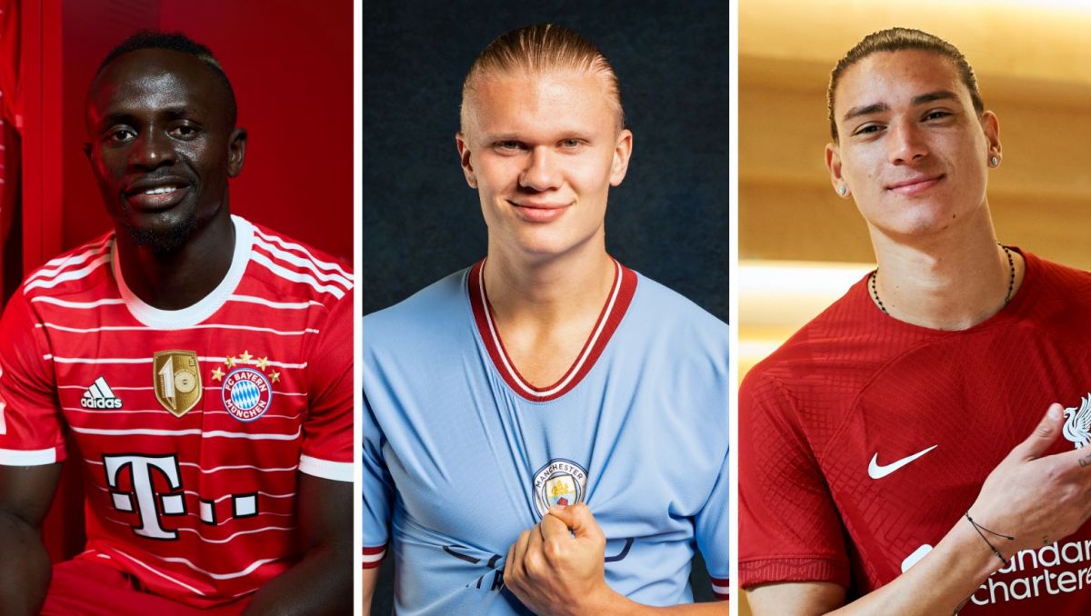 Sadio Mane, Erling Haaland i Darwin Nunez zmienili barwy klubowe (fot. Getty Images) Sadio Mane, Erling Haaland i Darwin Nunez zmienili barwy klubowe