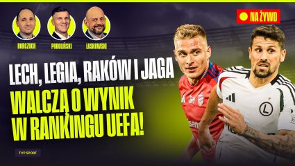 Lech, Legia, Jagiellonia i Raków walczą o ranking UEFA. Transmisja online na żywo w TVP Sport (13.08.2025)