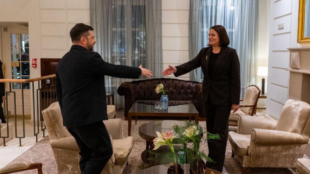 Belarusian diaspora in Ukraine calls for meeting with Tsikhanouskaya during her Kyiv visit