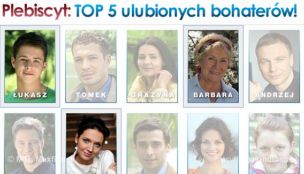 Plebiscyt: TOP 5 ulubionych bohaterów!