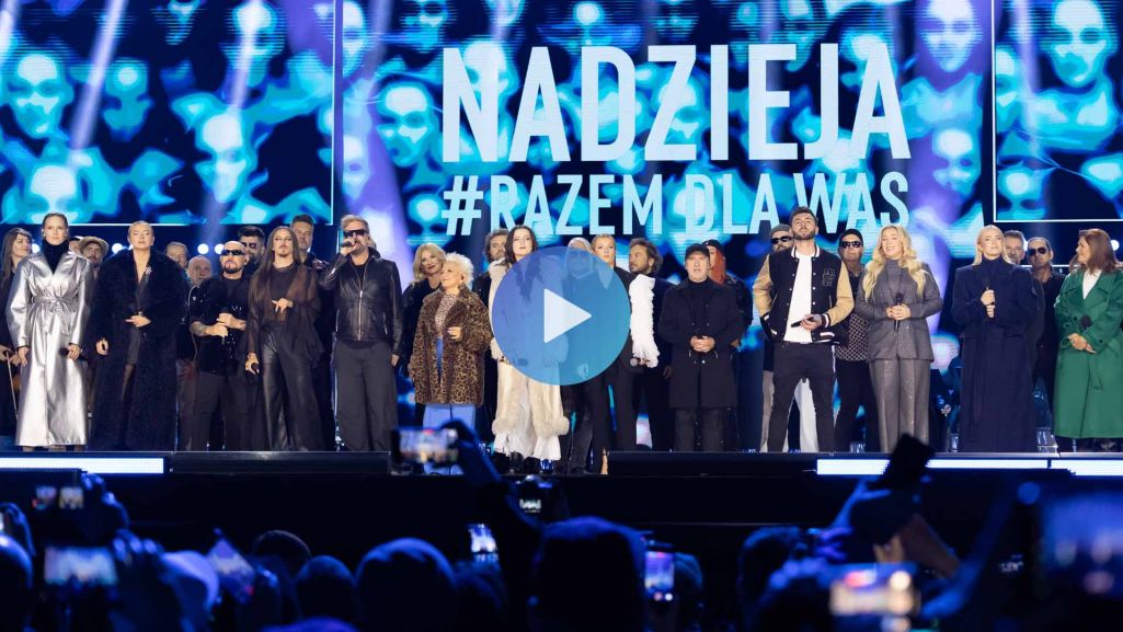 Zobacz koncert „Nadzieja – Razem dla Was!” w TVP VOD. Fot. TVP