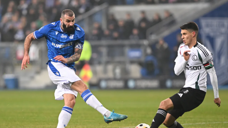 Lech Poznań – Legia Warszawa, PKO BP Ekstraklasa, walka o mistrzostwo (fot. PAP/Jakub Kaczmarczyk)