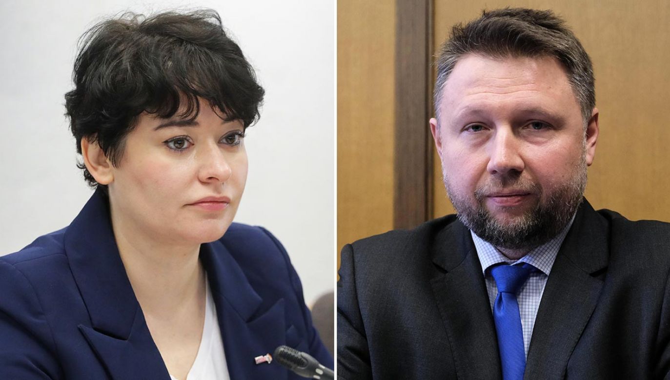 Anna Żukowska, Marcin Kierwiński (fot. PAP/Albert Zawada, Mateusz Marek)