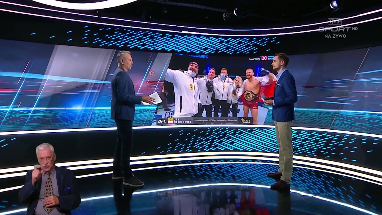 Sportowy wieczór. "Okiem redakcji". Jan Błachowicz mistrzem świata UFC (sport.tvp.pl)