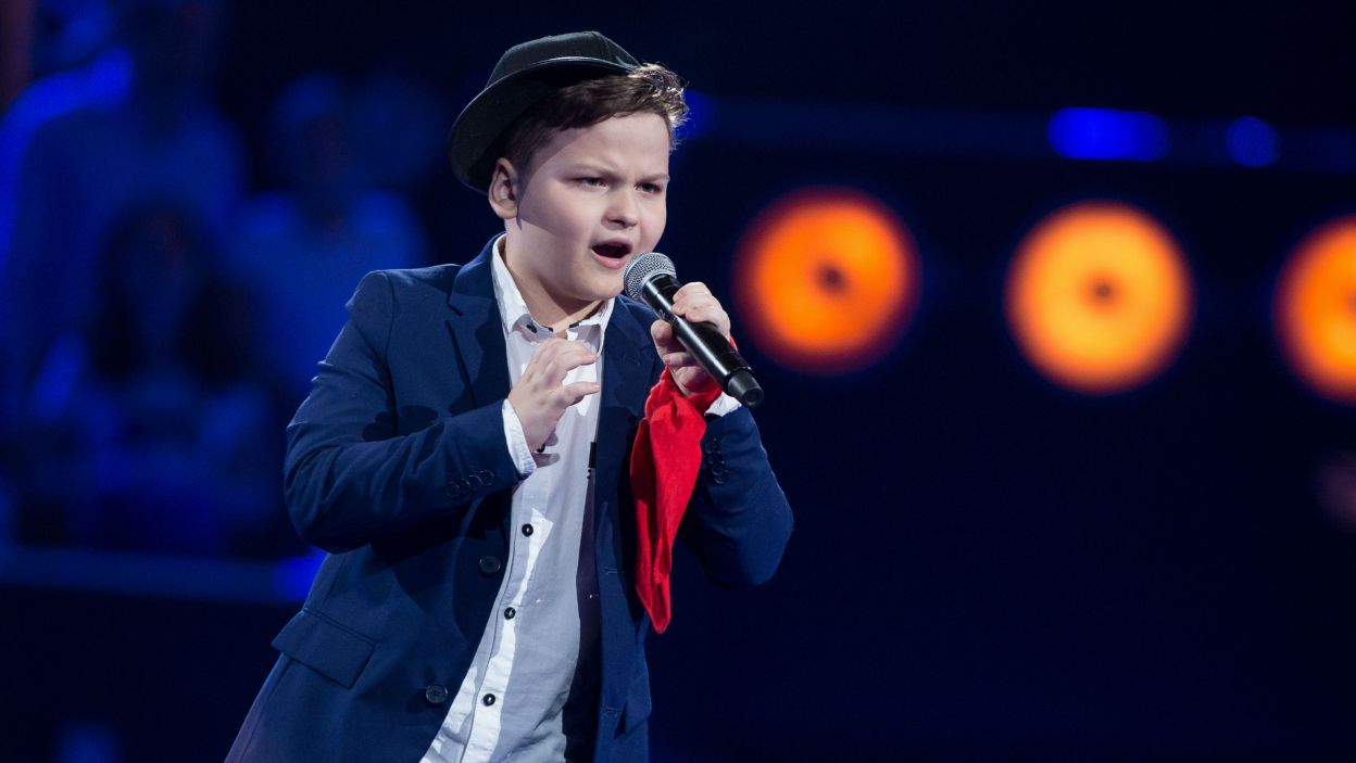 – Masz głos anioła – nie krył zachwytu talentem Pawła jego Trener. To właśnie on został pierwszym finalistą (fot. J. Bogacz/TVP)