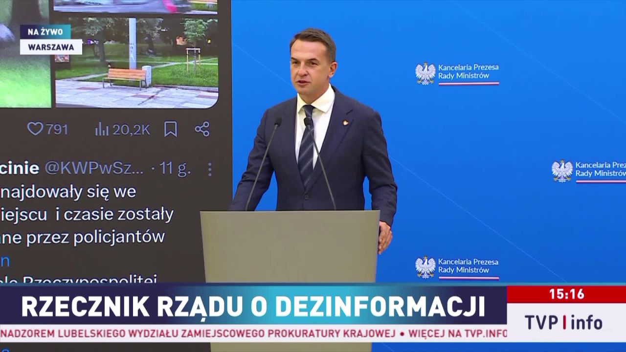 Rzecznik rządu walczy z dezinformacją. Mówi o sytuacji na granicy