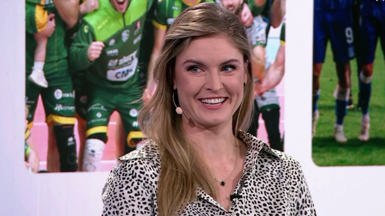 Martyna Grajber-Nowakowska w programie "Sportowy TOP tygodnia" (fot. TVP).